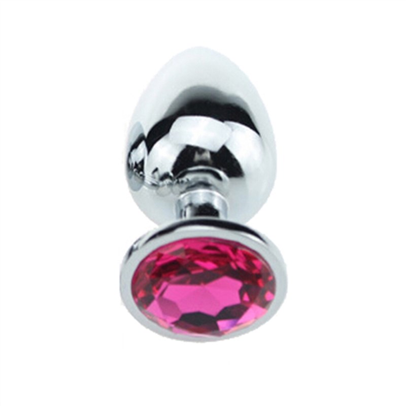 速发Multiple Colors Stainless Steel Anal Butt Plug Crystal A - 图3