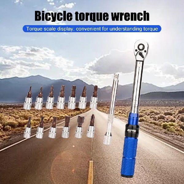 14 inch Bike Torque Wrench Allen Key Tools Socket Spanner - 图0