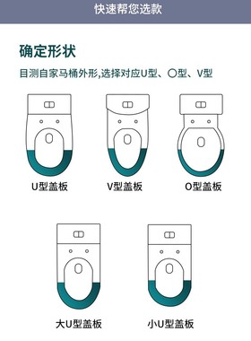 德国品质马桶盖家用通用加厚坐便器盖子老式UV型坐便盖板配件厕所