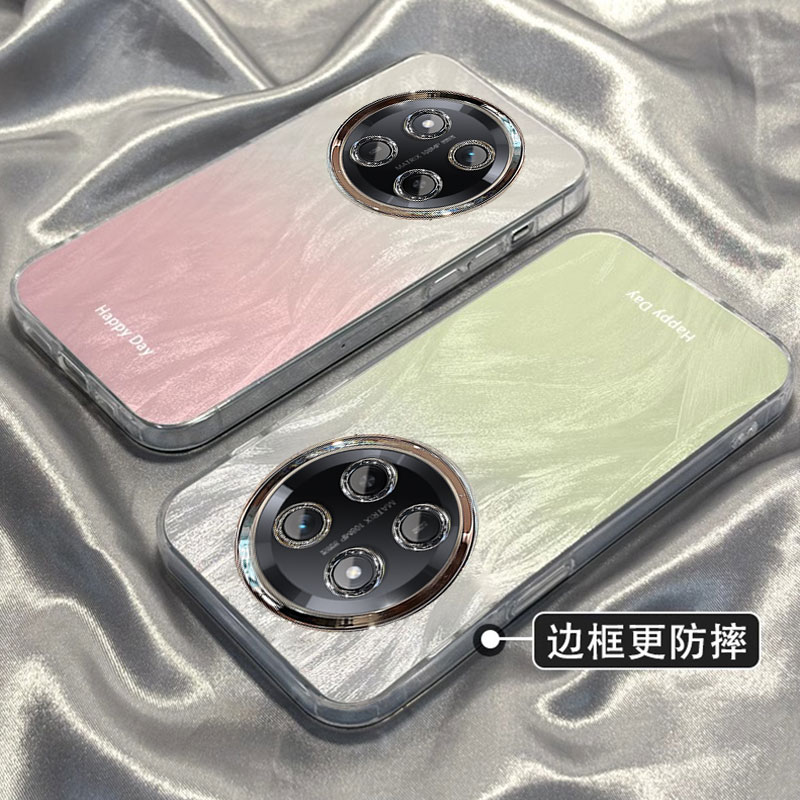 适用OPPOA5Pro手机壳3新款5G晕染渐变A3可爱全包A2防摔A93硅胶散热A58专用外壳好看带手链A57保护套女 - 图3