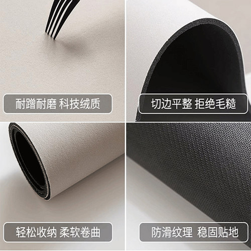 卡通厨房地垫吸水吸油防滑耐脏磨可擦防油防水硅藻泥脚垫厨房地毯 - 图3