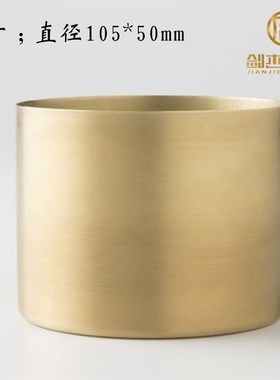 黄铜置物皿现代简约家居六角型摆件花H器收纳罐创意复古欧式装饰