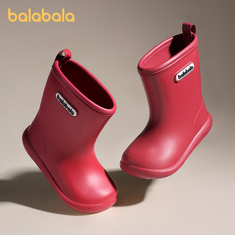 巴拉巴拉儿童雨鞋男童宝宝雨靴小孩轻便防滑防水女童幼儿水鞋胶鞋,淘宝优惠券,粉丝福利购,淘宝优惠卷