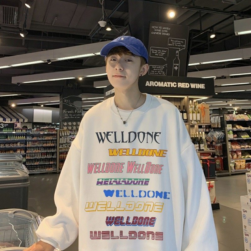 【现货】WE11DONE TRACK赵露思同款夜光弹幕卫衣welldone男女宽松,淘宝优惠券,粉丝福利购,淘宝优惠卷