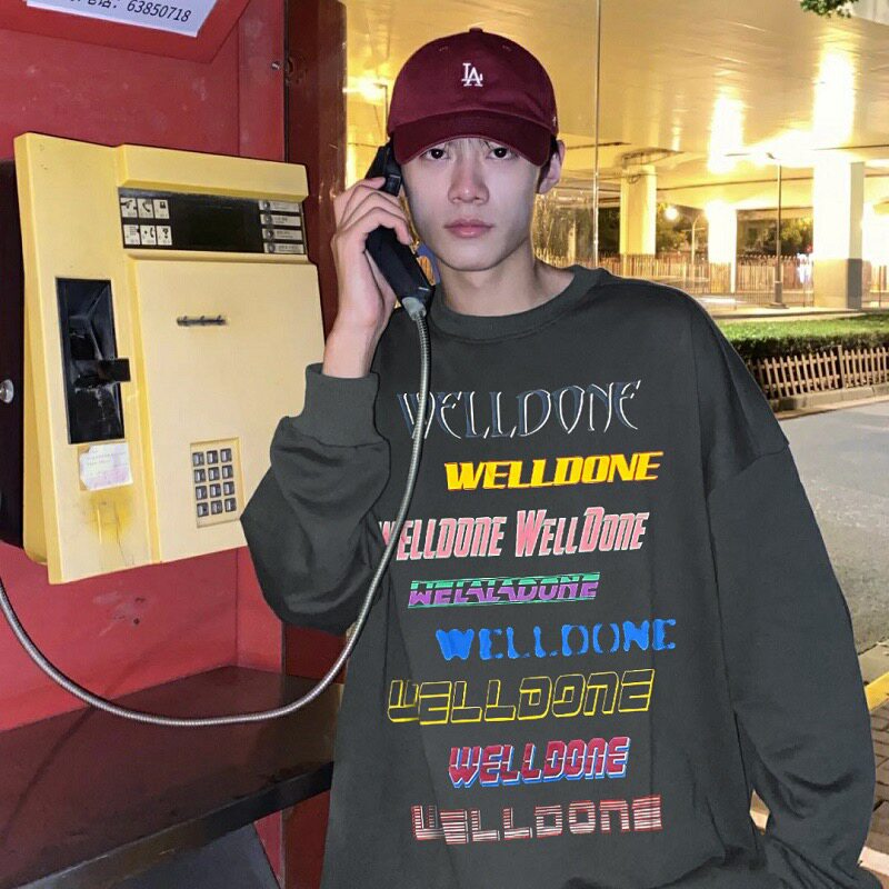 【现货】WE11DONE TRACK赵露思同款夜光弹幕卫衣welldone男女宽松,淘宝优惠券,粉丝福利购,淘宝优惠卷