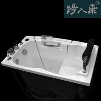 Walk-in open door elderly bathtub small family type physical and mental handicapperson barrier-free seat thermostatic elders anti-slip paresis