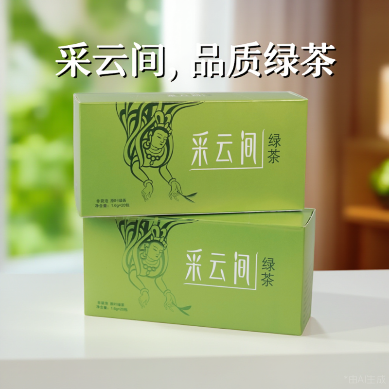 采云间欧标绿茶小袋包原叶高山绿茶叶商用茶叶2026绿茶味碎茶新茶
