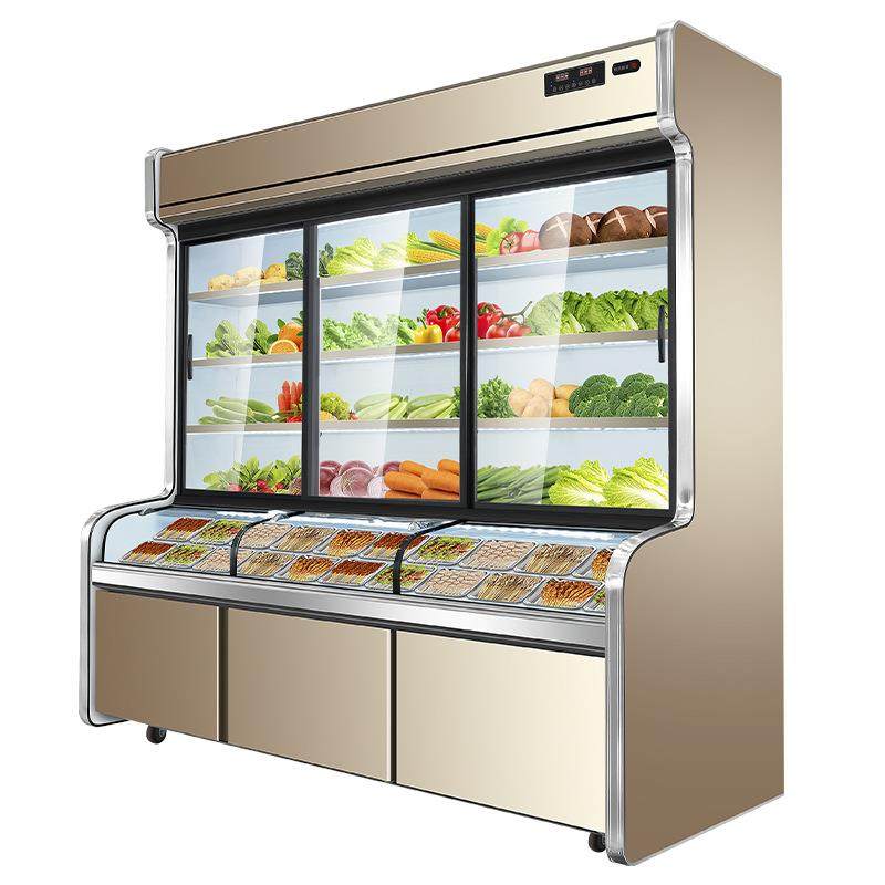 三温三控点菜柜冷藏冷冻商用麻辣烫展示柜烧烤串串点菜柜,淘宝优惠券,粉丝福利购,淘宝优惠卷