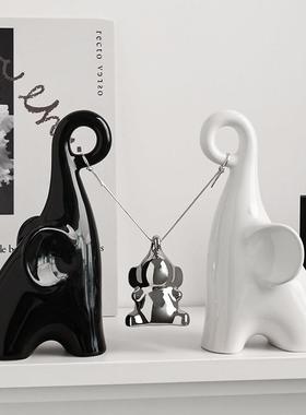 贝汉美轻奢风创意家居摆件饰品客厅电视柜高档酒柜装饰品乔迁礼物