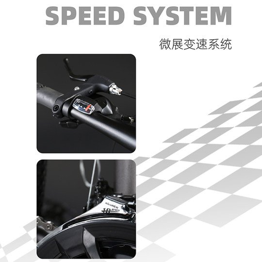 3 Sekunden zusammenklappbares Mountainbike mit roter Flagge aus Kohlenstoffstahl bergab