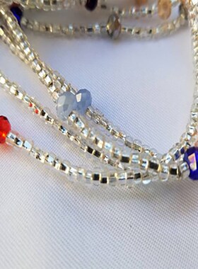 极速New carrival 2 piece set African belly chain waist beads