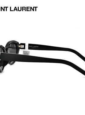 YSL圣罗兰墨镜女金色字母logo
