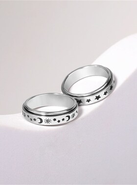 极速Steel Rotatke Freely  Anti Stress Accessories Jewelry  G