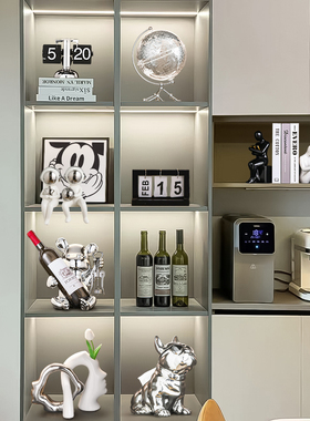 速发轻奢高端大气隔柜装饰品件摆家居客厅酒间餐柜电视柜红酒架