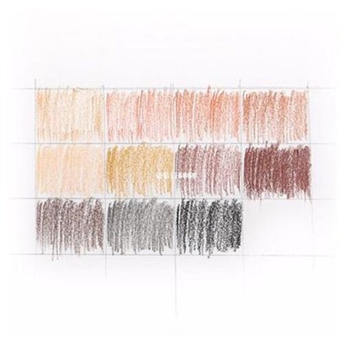 极速Daincayw 12 Colors Professional Soft Pastel Pencils Wood - 图1