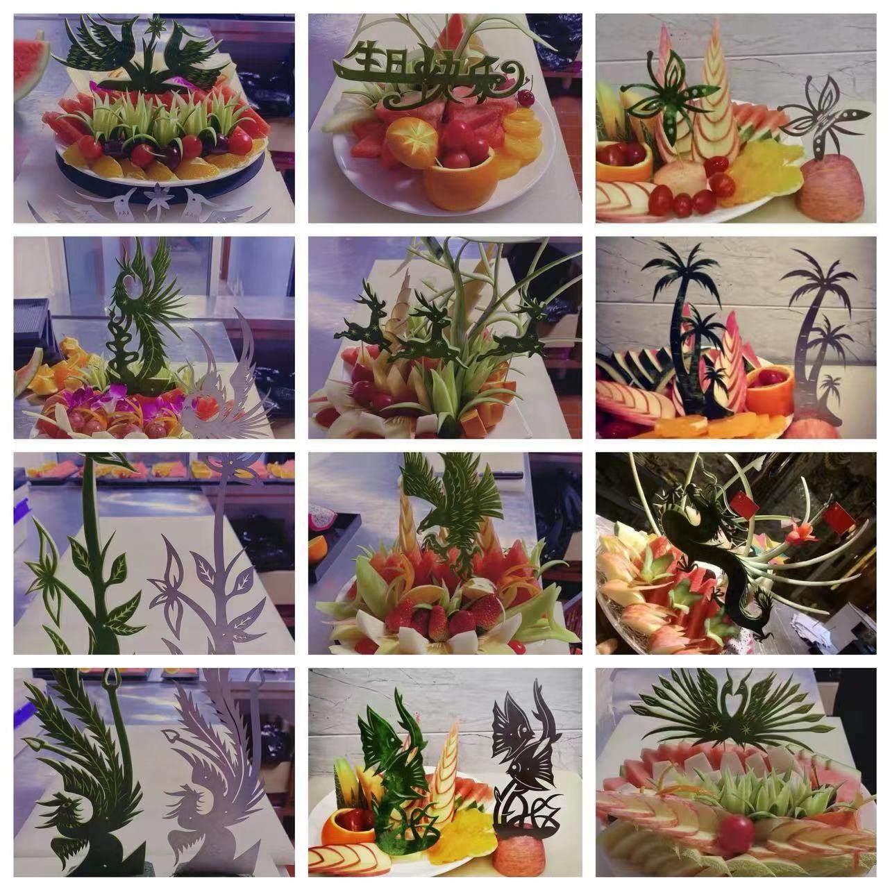 网红不锈钢西瓜皮模板KTV吧台水果拼盘装饰制作DYI模具热销包邮,淘宝优惠券,粉丝福利购,淘宝优惠卷