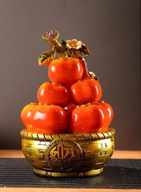 新中式平安喜乐摆件如意招财装饰品电视柜酒柜工艺礼品摆饰开业乔