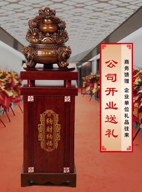 金蟾招财落地摆件蟾蜍金蝉新店铺开业礼品贺礼办公室装饰高档礼物