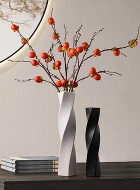 进门入户玄关装饰摆饰花瓶走廊过道尽头轻奢高档高级感小众电视柜