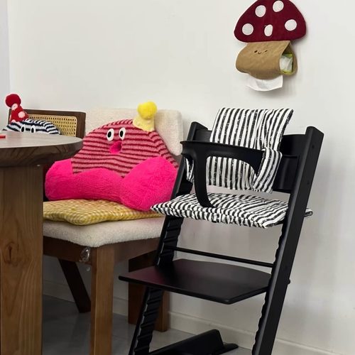 适配stokke坐垫成长椅坐垫宝宝餐椅坐垫防水耐脏nuskin坐垫通用 - 图1