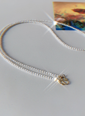 极速泰国佛牌链精品n保色高光贝珠14包金珍珠项炼蝴蝶牌四面佛专