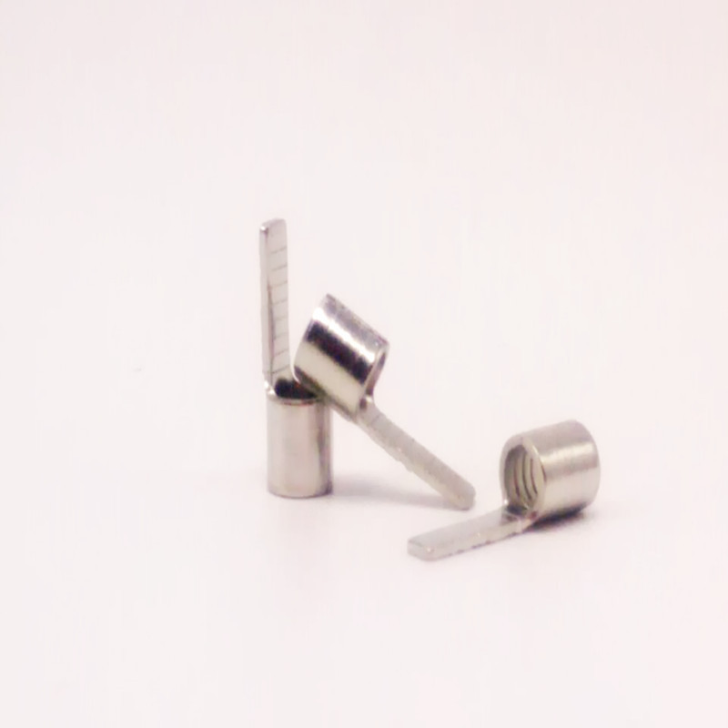 DBN1.25-18 片形裸端头 片形冷压接线端子 铜线耳 冷压插片线耳 - 图1