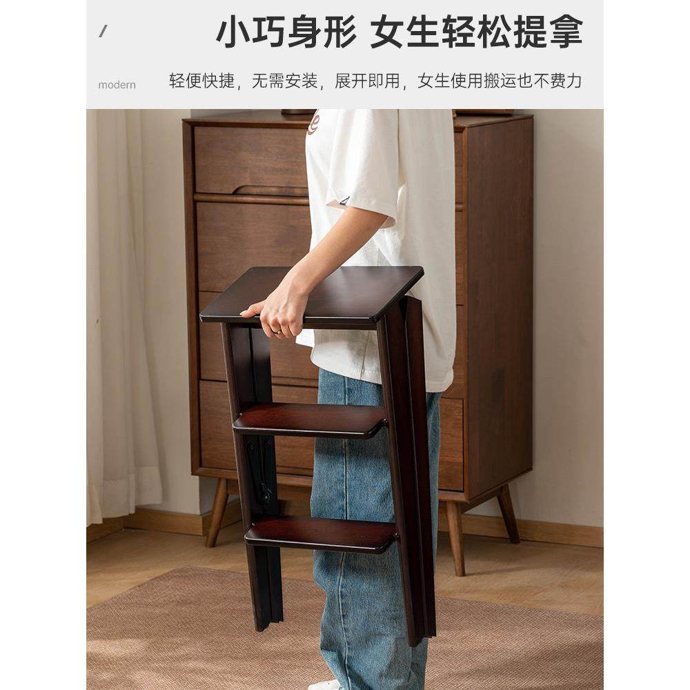 折叠梯凳家用梯子厨房吧台凳登高三步梯多功能简易折叠收银台椅子,淘宝优惠券,粉丝福利购,淘宝优惠卷