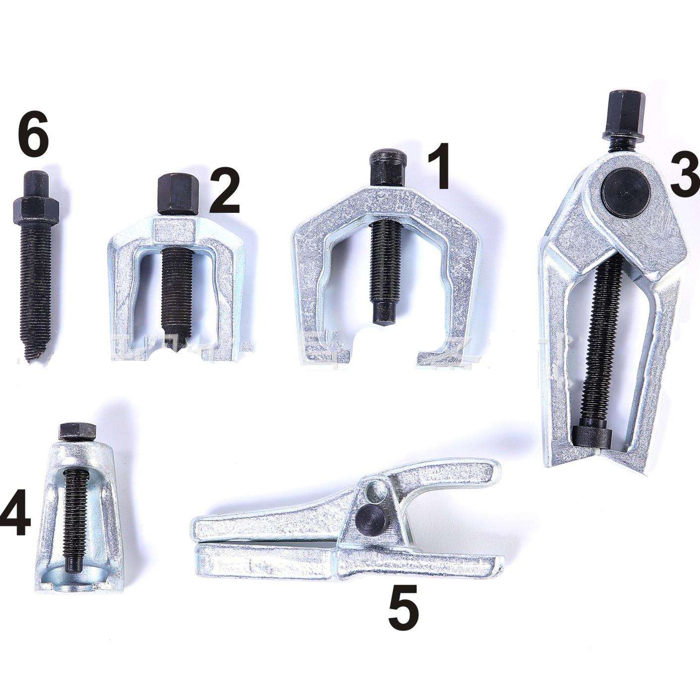 5件套球头拉马组套 汽车下摇臂球头取出器下摆臂羊角球笼球头工具 - 图1