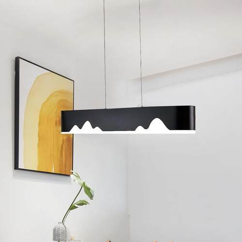 长条创意led灯具工业风北欧吊灯创意个性简约现代饭厅书桌餐厅灯 - 图1