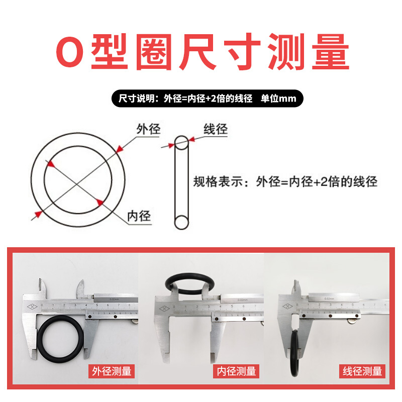 优质丁晴外径10-300mm线径3.5MM丁晴密封圈橡胶O型圈防水O型胶圈 - 图2