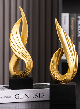 速发大柜宏图办公室桌面摆意家居客厅电视展酒柜装饰品创件高级感