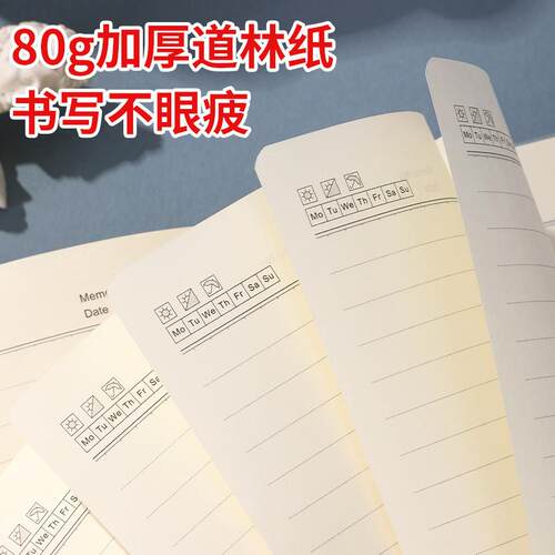 速发202新款高颜值磁扣学习用品本子商务办公手账本套装 - 图1