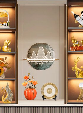 速发酒柜装饰品摆奢轻件高档客厅家居饰品高端大气电视柜工边柜餐