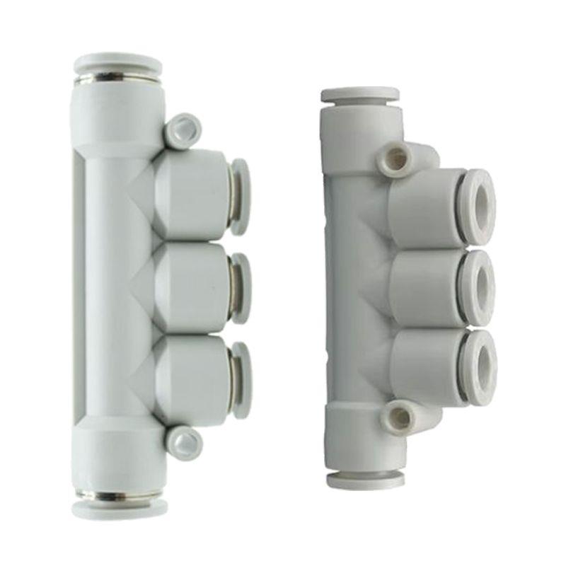 亚德客型白色快插KM11一进多出PK等径变径5通7通8通12通气管接头 - 图3