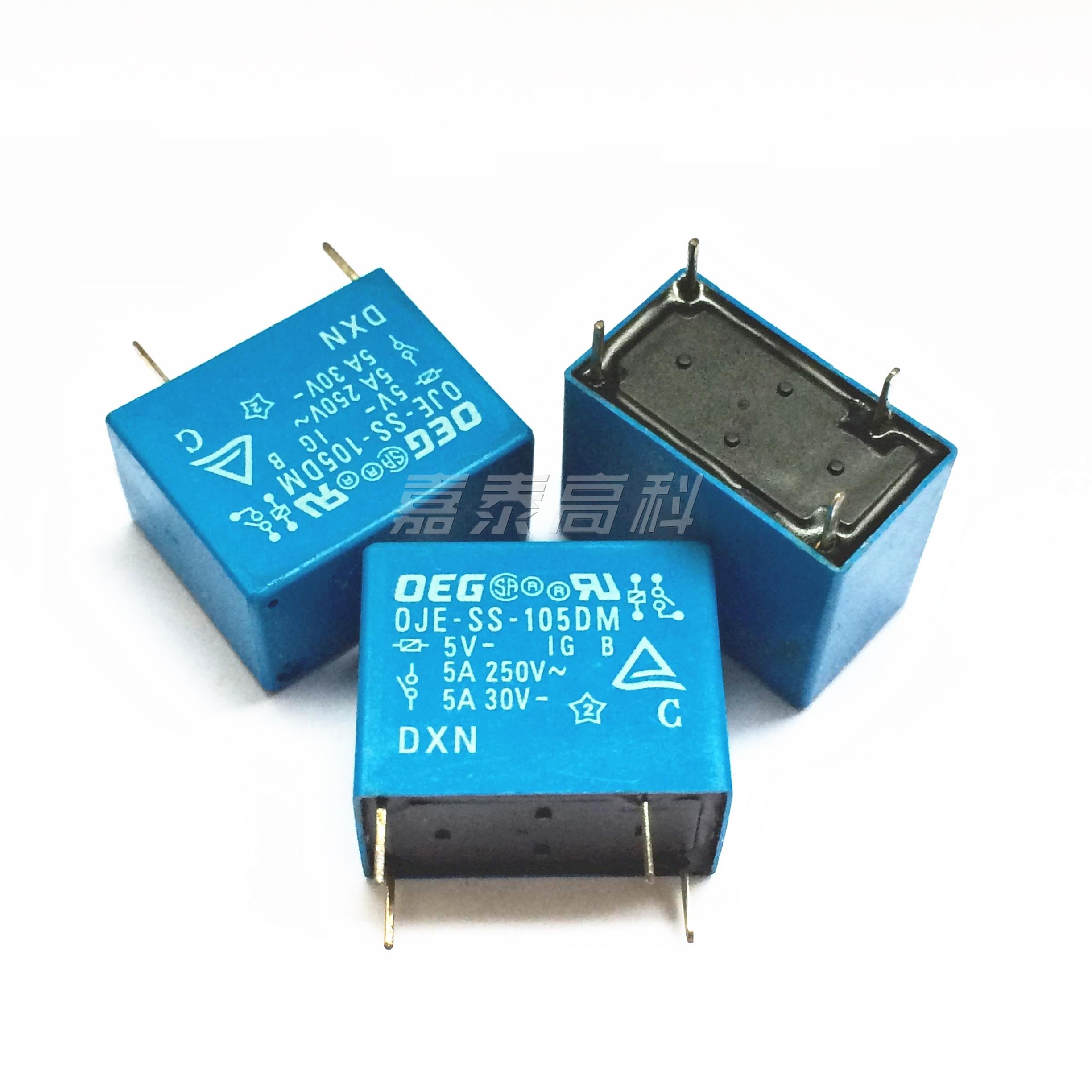 泰科TE继电器OJE-SS-105 112 124DM LM LMH HM 3A5A8A10A 4脚 OEG - 图3