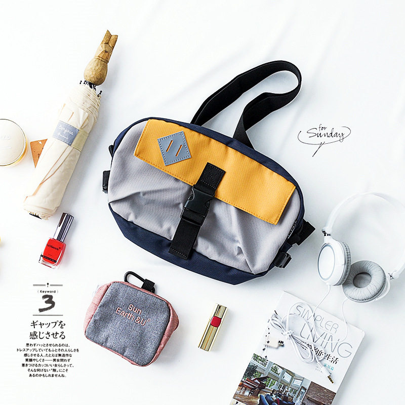 sun earth&u日本斜挎包胸包腰包三用防泼水牛津布都市街头休闲包,淘宝优惠券,粉丝福利购,淘宝优惠卷