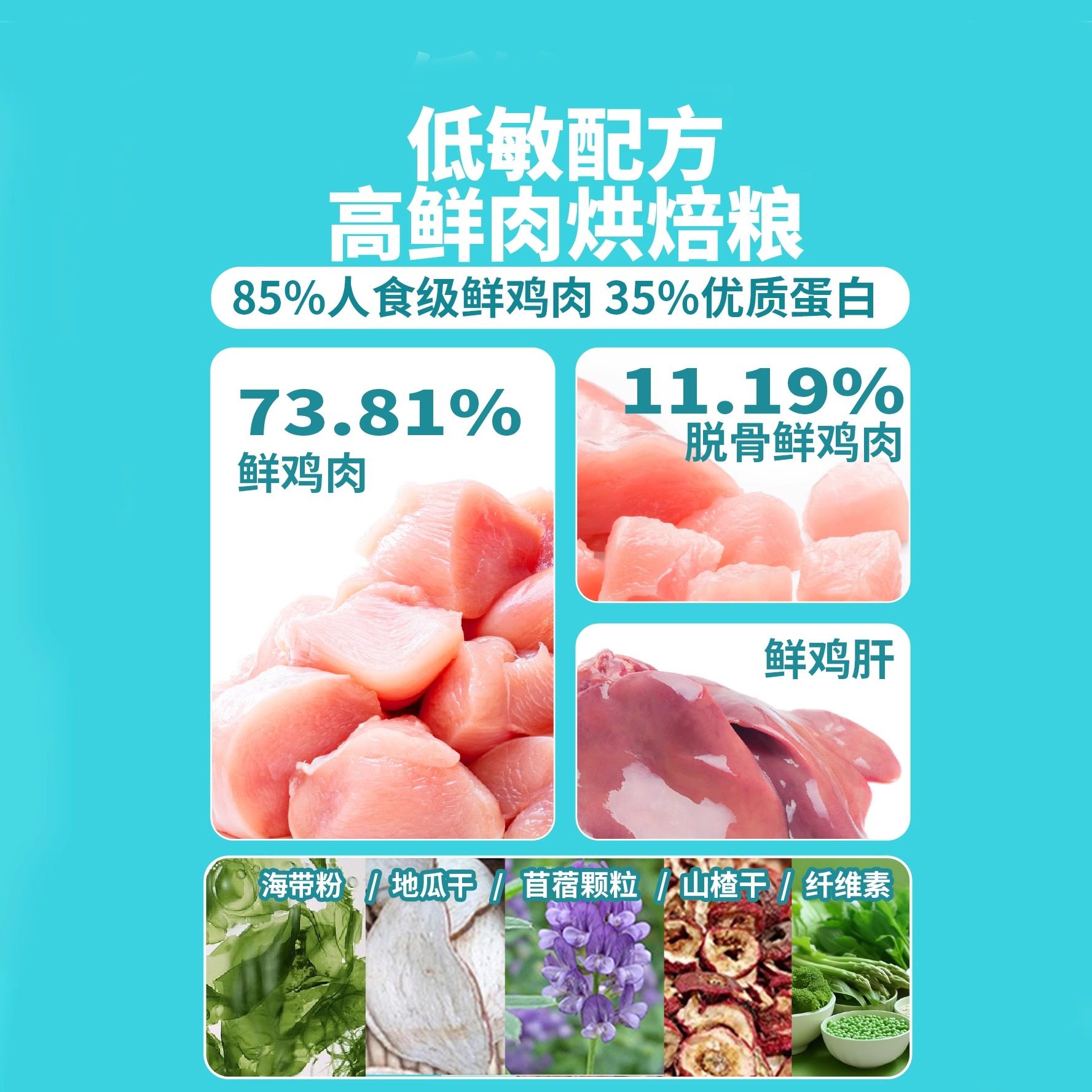 质宠C35全价低温烘焙狗粮85%真鲜肉低敏无谷35%蛋白成犬幼犬粮,淘宝优惠券,粉丝福利购,淘宝优惠卷