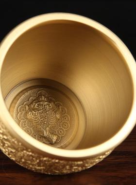 铜五龙缸摆件 铜龙缸摆件 铜缸摆件 铜聚宝盆缸摆件