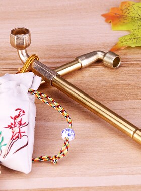 速发黑斗件黑老太太神像烟妈法器配妈合金烟斗福袋黑老太太烟枪配