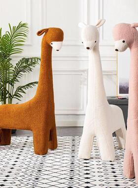 羊驼坐凳高端大气上档次客厅落地摆件大型家居乔迁新居礼品沙发旁