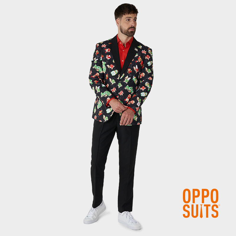 OPPOSUITS西服男超级马里奥联名款休闲西装外套西服上衣oppo西装,淘宝优惠券,粉丝福利购,淘宝优惠卷