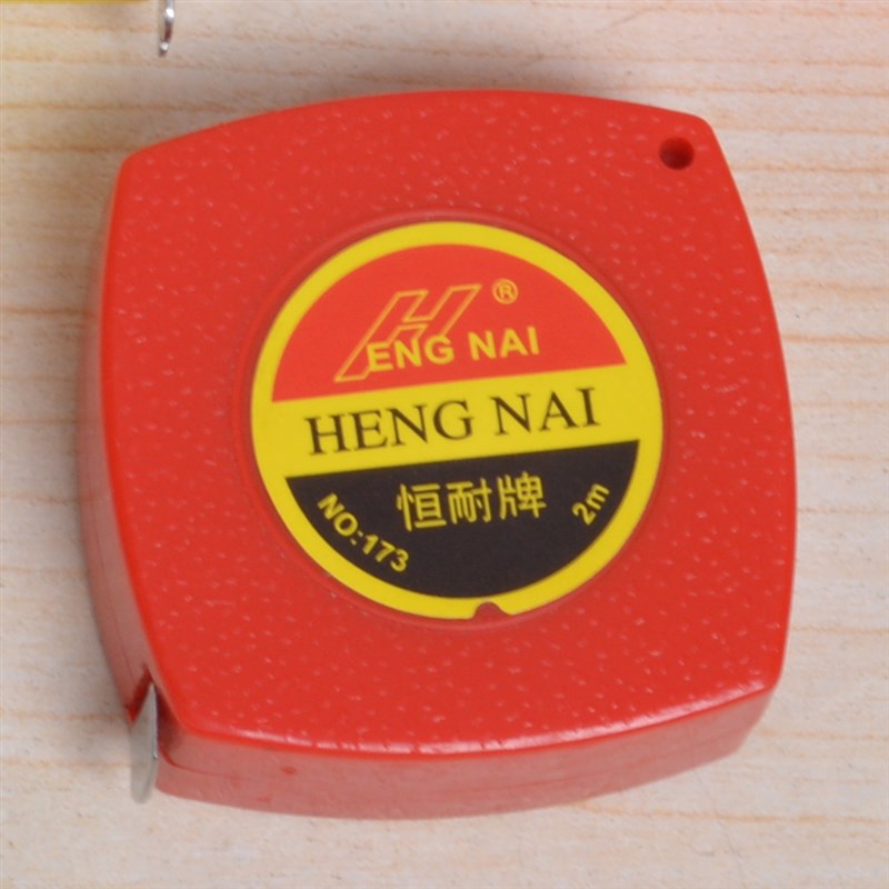 恒耐2米3米5mk高精度不锈钢色卷尺大理石盒尺石材量具防水尺子 - 图1