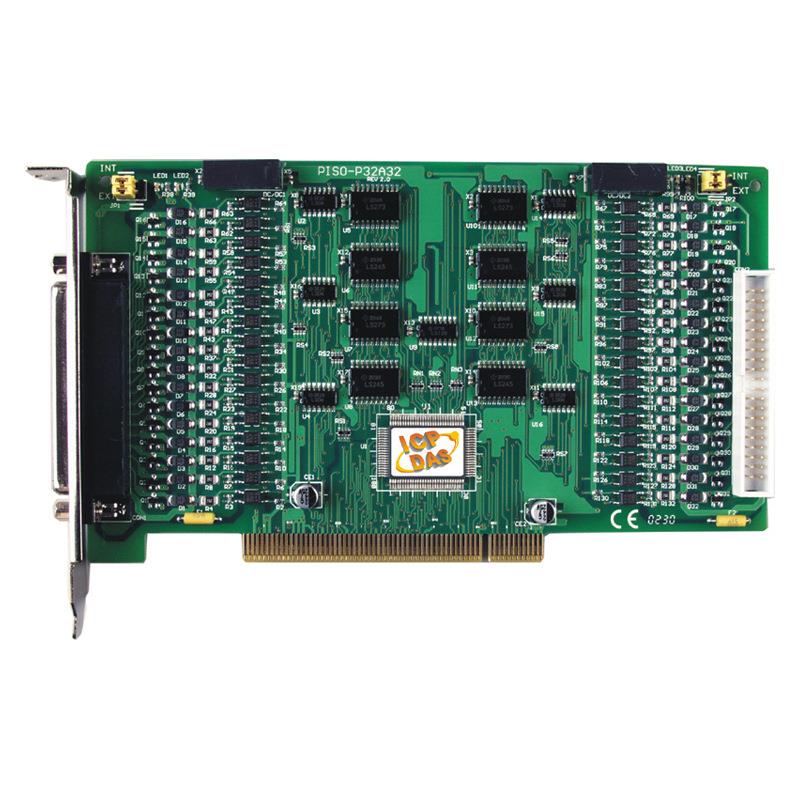 泓格PISO-P32C32U板卡32路集电极开路输出灌电流数字量输入采集卡 - 图2