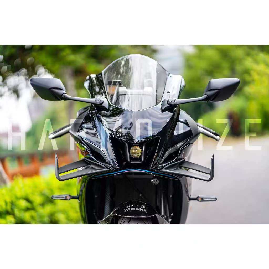 台湾HARMONIZE原创设计侧翼扰流罩TL竞技款定风翼适雅马哈YZF-R7 - 图0
