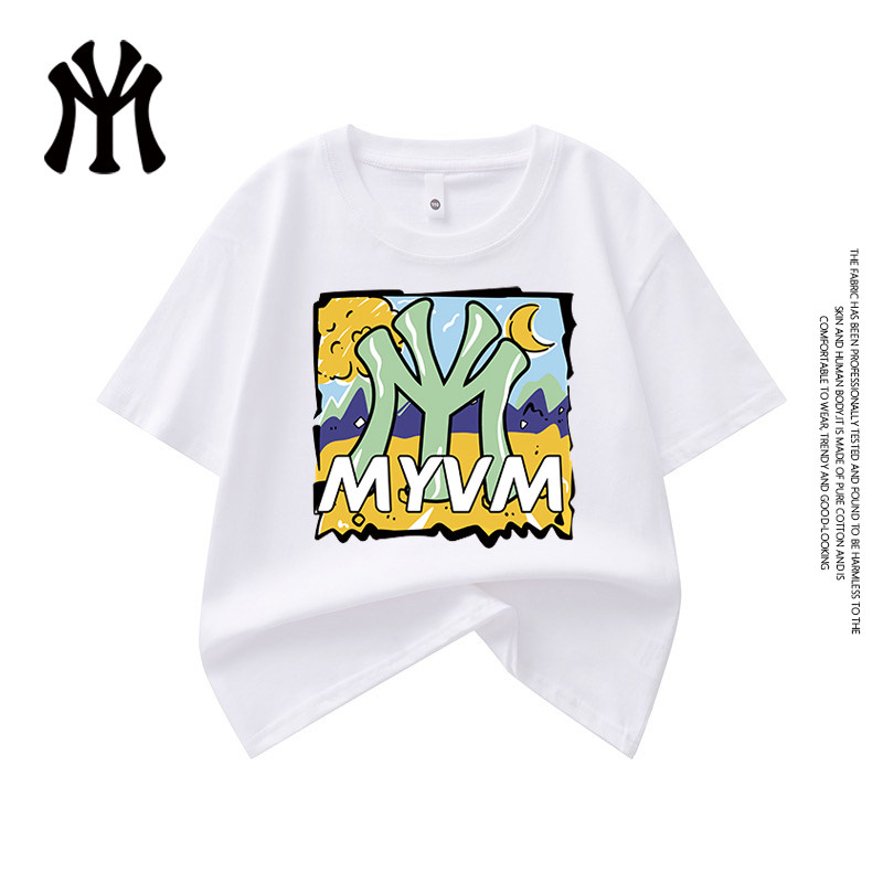 MYVM官方正品夏季情侣纯棉短袖潮流短袖儿童爆款26新款T恤男女10