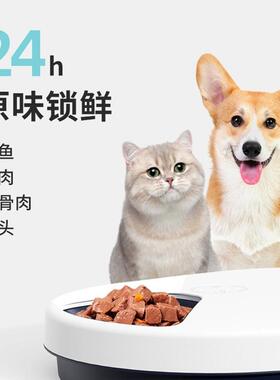 现货宠物自动喂食器湿粮罐头锁G鲜 智能定时喂食机通用型