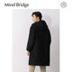 Mind Bridge2024 Autumn and Winter New Men's Jacquard Textured Single-Side Wool Blended Jacket