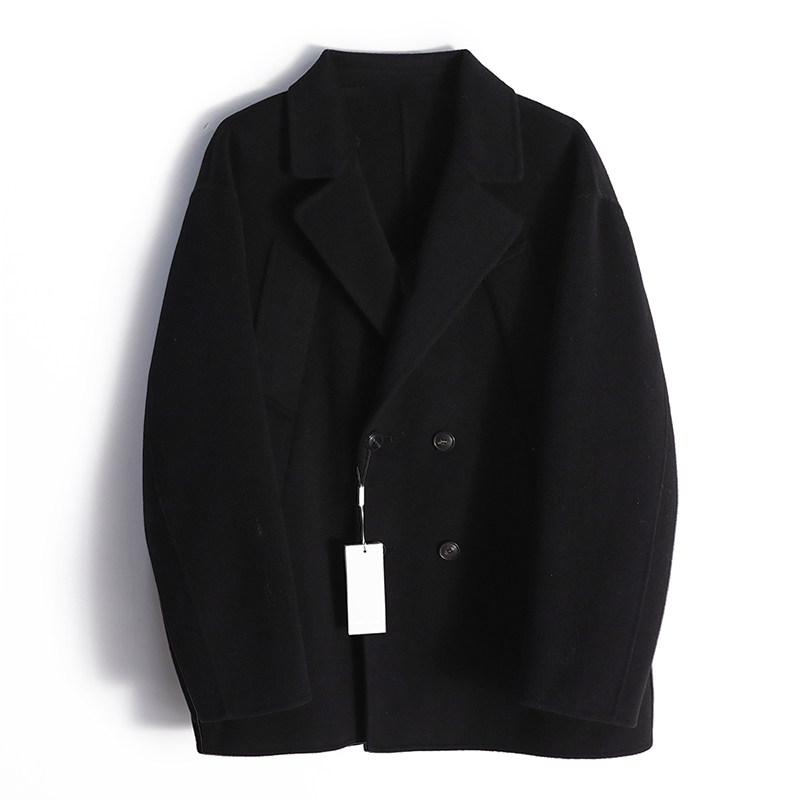 Mind Bridge双面羊毛呢子大衣男中长款冬双排扣外套加厚韩版风衣,淘宝优惠券,粉丝福利购,淘宝优惠卷