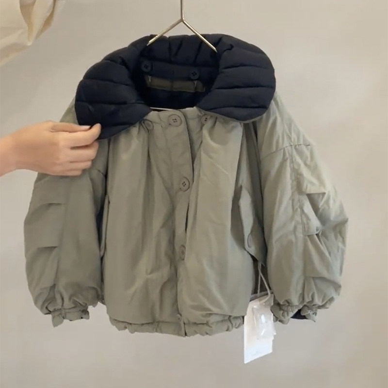 韩国童装羽绒服女童2025新款冬季女宝宝90白鸭绒加厚保暖儿童外套