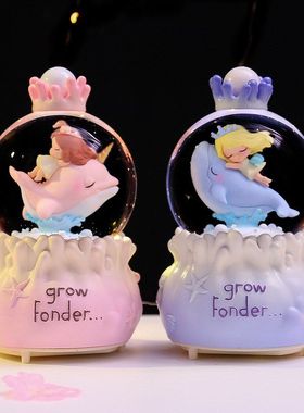 大海海豚八音盒梦幻水晶球水球